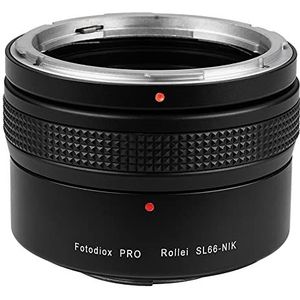 Fotodiox Professionele lensadapter compatibel met Rolleiflex SL66 lenzen op Nikon F-Mount camera's