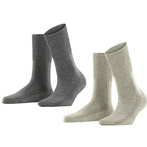 Esprit Lyocell®, 2 paar damessokken, fijnkleurige katoenen sokken, meerkleurig (assortiment 10), 35-38 EU, meerkleurig (assortiment 10)