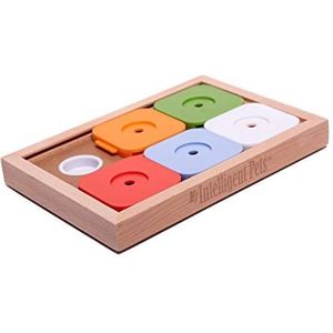 My Intelligent Pets Dog' Sudoku Interactief houten speelgoed voor honden en katten, geavanceerde kleur, maat M