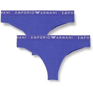 Emporio Armani Half Damesslip, Paarsblauw, L, paars/blauw, L