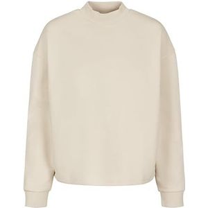 Urban Classics Oversized trui met ronde hals voor dames, Beige (Sable 00208)