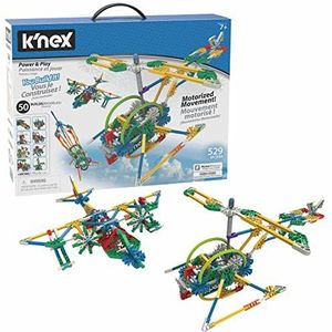 K'Nex 23012 Speelgoed, Case, Gemotoriseerde onderdelen, Meerkleurig, 525-delig