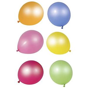 Fackelmann 50140 ballonnen, latexballonnen, verjaardagsballonnen en feestjes, natuurlijk rubber, 23-30 cm