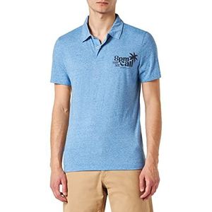 s.Oliver Poloshirt met korte mouwen voor heren, blauw | meerkleurig 59D1