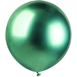 Set van 25 hoogwaardige metalen ballonnen van natuurlijk latex G150 (Ø 48 cm / 19 inch), metallic groen