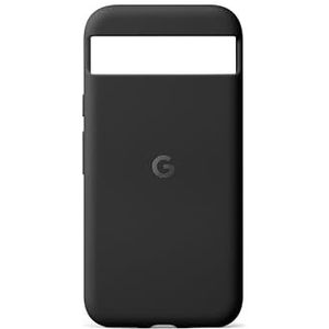 Google Pixel 8a Vlekbestendig siliconen hoesje voor Android telefoon obsidiaan