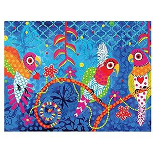 Maxwell & Williams Theedoek Love Hearts Animal Rainbow Girls 100% Katoen Blauw 50 x 70 cm