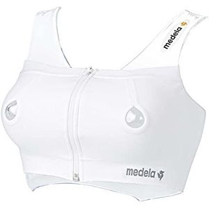 Medela Easy Expression Bustier Bustier om hands-free af te kolven, Maat L Wit, Wit, L