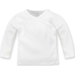 Pinokio Wrappedaround Babyjas Baby Jongens Blouse (1 stuk), White Ribbed Lovely Dau