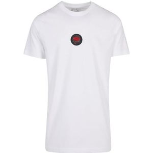 Mister Tee Rose Patch Tee T-Shirt Homme, blanc, XL