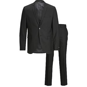JACK&JONES PLUS Jprfranco Suit PS kostuum voor heren, zwart, 60 maten