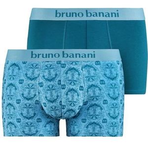 bruno banani Nautics 22012686-4795 Lot de 2 culottes/short, Bleu/bleu pétrole, XL