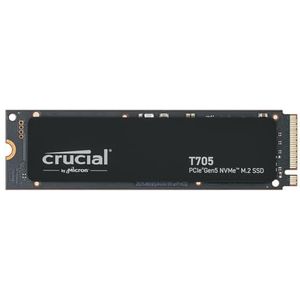 Crucial Nieuwe PCIe Gen5 NVMe M.2 2024 T705 1TB SSD - tot 13.600MB/s - Game Ready - interne solid-state drive (PC) - +1mo Adobe CC - CT1000T705SSD3