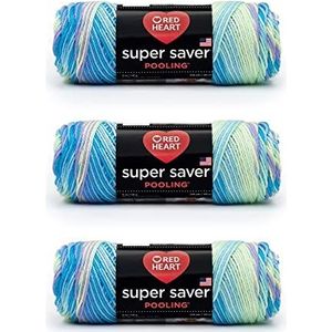 Red Heart Super Saver 3 x 141 g voedingswater wol - acryl - 4 x medium (gekamd) - 200 m - brei/haken