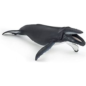 Papo – figuren om te verzamelen – walvis met hobbels – zeedieren – geschikt voor kinderen – meisjes en jongens – vanaf 3 jaar