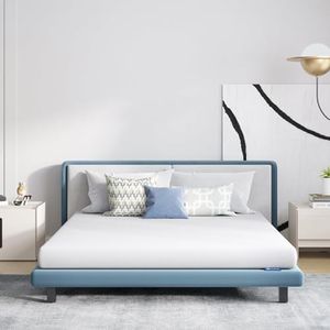 Avenco sur-Matelas en Mousse, sur-Matelas en Mousse à Mémoire de Forme Gel, sur-Matelas Réversible à Deux Faces Utilisables, Convient pour la Chambre, Camping en Plein Air, 150x190x12.5 cm