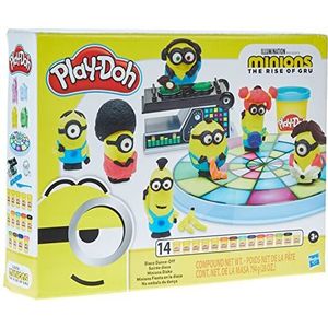 Play-Doh Minions: discodansfeest-speelgoed voor kinderen vanaf 3 jaar met 14 potjes Play-Doh