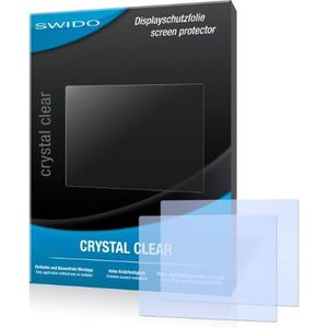 SWIDO 2x Y024226 Crystal Clear displaybeschermfolie voor Sony Cybershot DSC-WX200 / WX-200