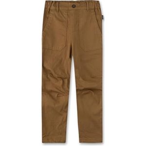 Sanetta Pure Pantalon pour garçon Vert foncé | Pantalon tissé pratique et confortable en coton pour garçon. Vêtements pour bébés et enfants, Olive chaude, 128