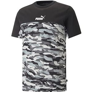 PUMA Ess Block Tee Camouflage T-shirt voor heren