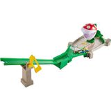 Hot Wheels GFY47 - Mario Kart Piranhapplant glijbaan trackset incl. 1 speelgoedauto, speelgoed vanaf 5 jaar