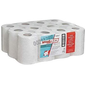 Kimberly Clark 7374010 Central L10 serie extra afvoerspoel, 18,5 x 38 cm, wit, 12 stuks