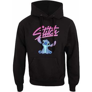 Disney Lilo and Stitch Hoodie | Uniseks zwarte trui voor dames | Stitch hoodie | Officieel Lilo and Stitch product, zwart.