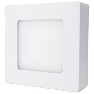 G.W.S® LED-plafondlamp, vierkant, 6 W, dimbaar, daglicht wit, incl. LED-driver