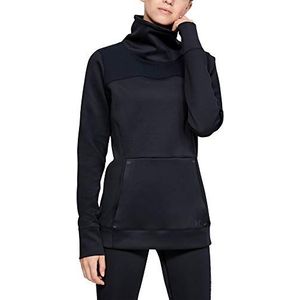 Under Armour ColdGear Armour Hybrid Trui voor dames, lange mouwen, zwart/zwart/toon (001)