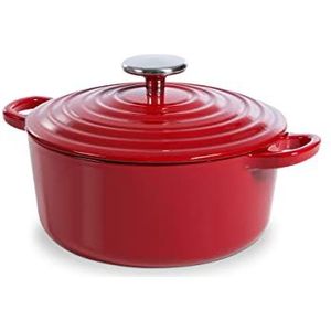 BK Bourgogne braadpan Ø 20 cm - rood - gietijzer - inductie