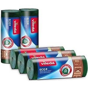Vileda Ecobag 30 liter vuilniszak, kunststof, groen