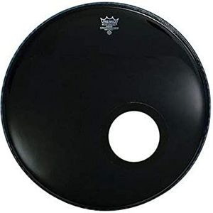 Remo P31020ES-DM Powerstroke 51 cm (20 inch) basdrumvacht met dynamo, zwart