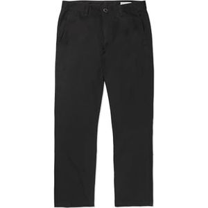 Volcom Frickin chinobroek voor heren, stretch, zwart.