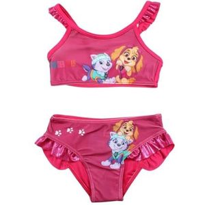 Disney Paw Patrol. Ensemble de Maillot de Bain Fille, Fuschia, 3 ans