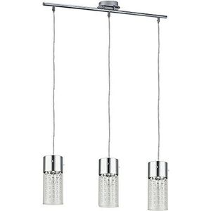 rabalux Waterval hanglamp 3 lampen zilver