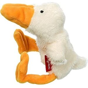 Sigikid - Mini Eend Cuddly Gadgets pluche, aanbevolen vanaf de geboorte, 42594, wit/geel, eenheidsmaat