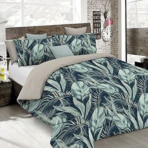 Italian Bed Linen, Dekbedovertrek Fashion, microvezel, tropisch, voor eenpersoonsbedden