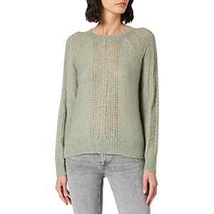 Noa Noa Essential Melange Mohair damestrui met lange mouwen, Desert Sage