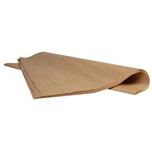 Clairefontaine - Ref 895771C - kraftpapier (25 vellen) - formaat 70 x 100 cm - natuurbruin, gladde en geribbelde zijde, papier 60 g/m², zuurvrij, pH-neutraal