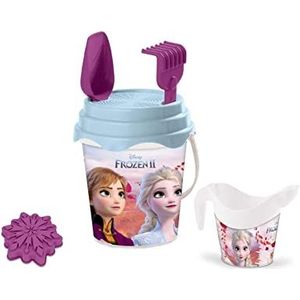Mondo Toys 28194 Bucketset + water kan fris, 17 cm emmer met waterkan, strandspeelgoed (6-delig) voor kinderen