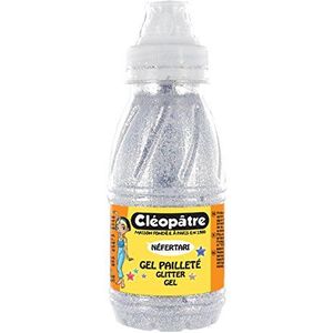 Cléopâtre - GP500-877 - glittergel - zilver - fles 500 ml