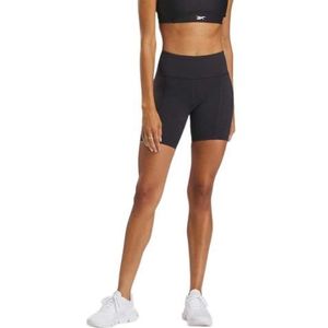 Reebok Short de cyclisme Lux High Rise, Noir, XS