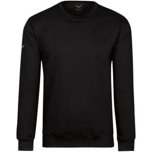 Trigema Heren sweatshirt van biologisch katoen, zwart.