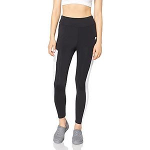 STARTER BLACK LABEL sportlegging dames hoge taille, Zwart/Wit