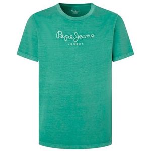 Pepe Jeans Emb Eggo T-shirt voor heren (1 stuk), Jungle Groen