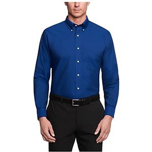 Van Heusen Klassiek herenhemd, Engels blauw, S, Engels blauw