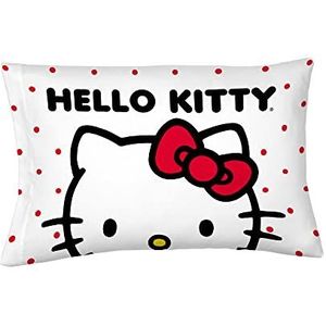 Franco Hello Kitty Beauty Standaard zijdeachtige satijnen kussensloop 50,8 x 76,2 cm voor haar en huid, (officieel gelicentieerd product) door Franco