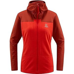 Haglöfs 606211_5M3 ROC FLASH MID Veste FEMME CORROSION/POPPY RED Taille XS