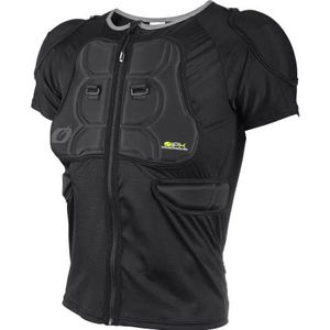 O'NEAL Beschermende jas | Beschermende jas | Motocross Enduro | Comfortabele beschermende jas van 4-weg stretch mesh / PU-schuim lycra | BP beschermhoes | Volwassenen | Zwart | L, zwart.