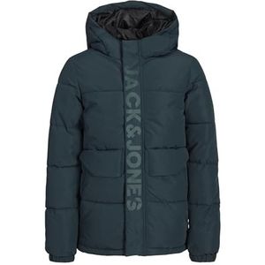 JACK & JONES Jcospeed Puffer Sn Jnr Jacket Jongens (1 stuk), Donkergroen